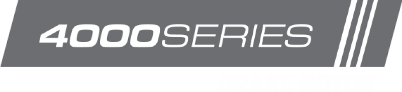 DBA 2016-2017 Ford Focus RS Front Slotted 4000 Series Rotor