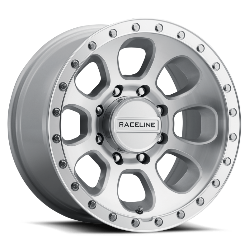 Raceline 961MC Bolt 17x9in / 8x180 BP / -12mm Offset / 130.81mm Bore - Machined Cc