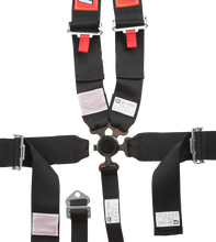 Load image into Gallery viewer, RaceQuip Black SFI CAMLOCK 5pt Dragster U Belt