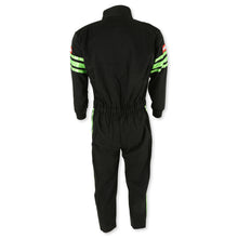 Load image into Gallery viewer, RaceQuip Green Trim SFI-1 JR. Suit - Kids Medium