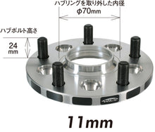 Load image into Gallery viewer, Project Kics 11mm Thick 12x1.50 Wide Tread Spacer