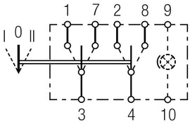 Hella Switch Rocker Spdt 6 Pole