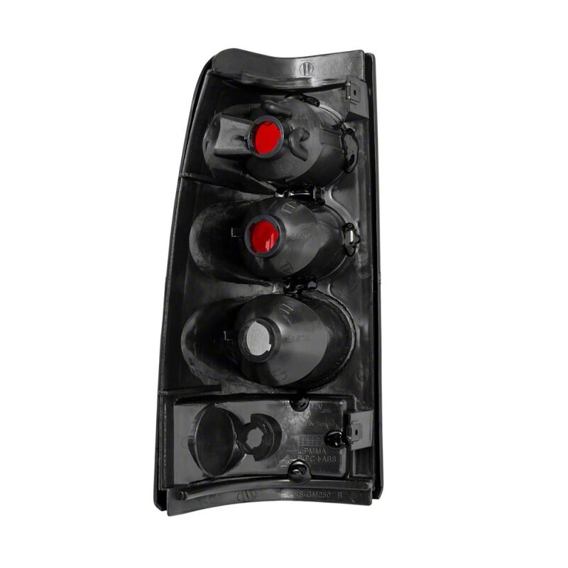 Raxiom 03-06 Chevrolet Silverado 1500 Fleetside Axial Series Tail Lights-CarbonFiber-Rd/Clear Lens