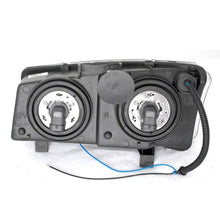 Load image into Gallery viewer, Raxiom 03-06 Chevrolet Silverado 1500 Dual LED Halo Projector Headlights- Black - Clear Lens
