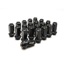 Load image into Gallery viewer, Wheel Mate Muteki TR45 Open End Lug Nuts - Black Chrome - 12x1.50 - 45mm