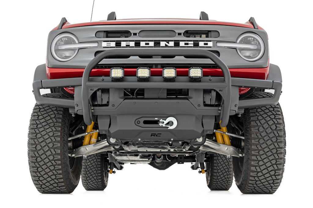 Nudge Bar | 20 Inch BLK DRL Single Row LED | OE Modular Steel | Ford Bronco (21-26)