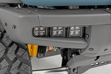 Load image into Gallery viewer, LED Light Kit | Fog Mount | Triple 2" Black Pair | Amber DRL | Ford Bronco (21-26)
