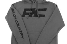Load image into Gallery viewer, Rough Country Hoodie | RC Topographical Sleeve | Charcoal | SM