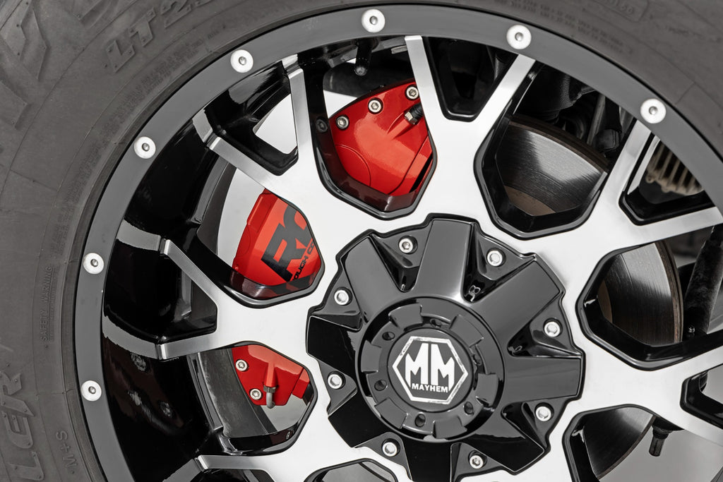 Caliper Covers | Front and Rear | Red | Chevy/GMC 2500HD/3500HD (11-19)