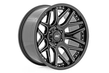 Load image into Gallery viewer, Rough Country 95 Series Wheel | Machined One-Piece | Gloss Black | 20x10 | 8x170 | -19mm