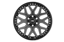 Load image into Gallery viewer, Rough Country 95 Series Wheel | One-Piece | Gloss Black Machined | 20x10 | 8x6.5 | -19mm