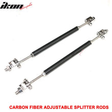 Load image into Gallery viewer, Universal Adjustable Carbon Fiber Front Bumper Lip Strut Rods 8-10.6"