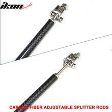 Load image into Gallery viewer, Universal Adjustable Carbon Fiber Front Bumper Lip Strut Rods 8-10.6"