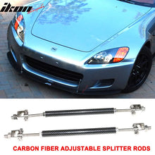 Load image into Gallery viewer, Universal Adjustable Carbon Fiber Front Bumper Lip Strut Rods 8-10.6"