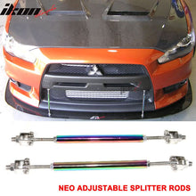 Load image into Gallery viewer, Universal NEO Front Bumper Spoiler Splitter Strut Rod Support 8-10.6"