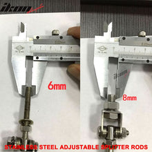 Load image into Gallery viewer, Universal 8-10.6" Gunmetal  Front Bumper Lip Spoiler Strut Rod Support