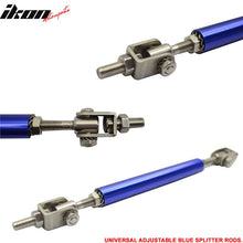 Load image into Gallery viewer, Universal Adjustable 5.5"-8" 2PCS Blue Bumper Lip Splitter Chin Rod