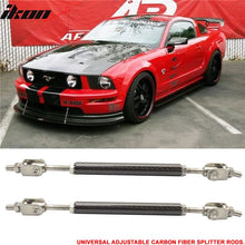 Load image into Gallery viewer, Universal Adjustable 5.5"-8" Carbon Fiber Front Lip Strut Rod Support