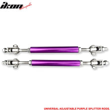 Load image into Gallery viewer, Universal Adjustable 5.5"-8" Purple Front Lip Strut Rod Support Steel