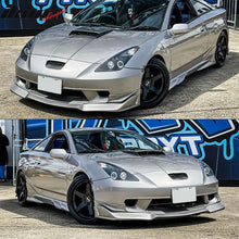 Load image into Gallery viewer, 2000-2002 Toyota Celica VIP Style Black Front Bumper Lip Spoiler PU