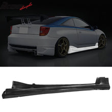 Load image into Gallery viewer, 2000-2005 Toyota Celica VIP Style Unpainted Black Side Skirts PU