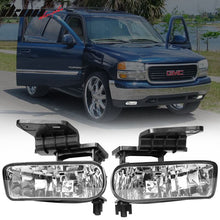 Load image into Gallery viewer, 2000-2006 Chevy Suburban Tahoe Front Bumper Fog Lights Lamp Clear Lens