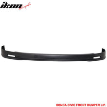 Load image into Gallery viewer, 2001-2003 Honda Civic Mugen Style Unpainted Black Front Bumper Lip PP