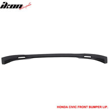 Load image into Gallery viewer, 2001-2003 Honda Civic Mugen Style Unpainted Black Front Bumper Lip PP