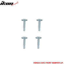Load image into Gallery viewer, 2001-2003 Honda Civic Mugen Style Unpainted Black Front Bumper Lip PP