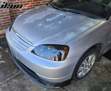Load image into Gallery viewer, 2001-2003 Honda Civic Mugen Style Unpainted Black Front Bumper Lip PP