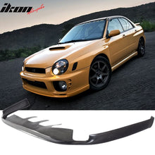 Load image into Gallery viewer, 2002-2003 Subaru Impreza WRX Sedan P-D Style Black Front Bumper Lip PU