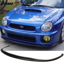 Load image into Gallery viewer, 2002-2003 Subaru Impreza WRX STI Style Front Bumper Lip Spoiler - PU