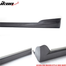Load image into Gallery viewer, 2002-2006 Acura RSX Mugen Style Unpainted Black Side Skirts Skirt PU