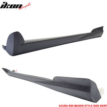 Load image into Gallery viewer, 2002-2006 Acura RSX Mugen Style Unpainted Black Side Skirts Skirt PU