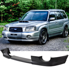 Load image into Gallery viewer, 2003-2005 Subaru Forester DS Style Unpainted Black Front Bumper Lip PU