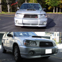 Load image into Gallery viewer, 2003-2005 Subaru Forester DS Style Unpainted Black Front Bumper Lip PU