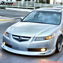 Load image into Gallery viewer, 2004-2006 Acura TL Sedan MU Style Unpainted Black Front Bumper Lip PU