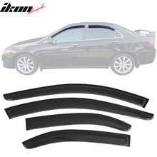 Load image into Gallery viewer, 2004-2008 Acura TSX Slim Style Smoke Tinted Visor Windows Acrylic
