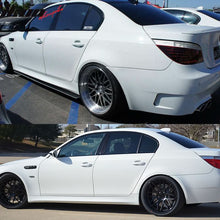 Load image into Gallery viewer, 2004-2010 BMW E60 E61 M5 Style Unpainted Black Side Skirts Panels PP