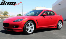 Load image into Gallery viewer, 2004-2010 Mazda RX8 OE Style Unpainted Black Side Skirts Extension PU