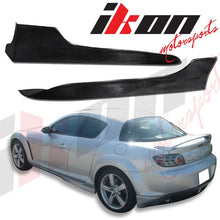 Load image into Gallery viewer, 2004-2010 Mazda RX8 OE Style Unpainted Black Side Skirts Extension PU