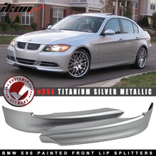 Load image into Gallery viewer, Fits 05-08 BMW E90 3-Series OE Front Lip Splitter 2PC OE Color