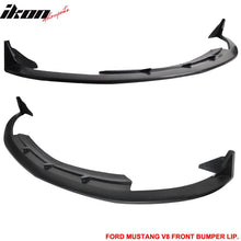 Load image into Gallery viewer, 2005-2009 Ford Mustang V8 Type CV3 Black Front Bumper Lip PU