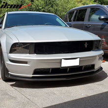 Load image into Gallery viewer, 2005-2009 Ford Mustang V8 Type CV3 Black Front Bumper Lip PU