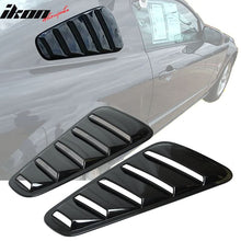 Load image into Gallery viewer, 2005-2009 Ford Mustang OEM Style Painted #UA Ebony Window Side Louver