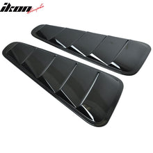 Load image into Gallery viewer, 2005-2009 Ford Mustang OEM Style Painted #UA Ebony Window Side Louver