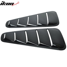 Load image into Gallery viewer, 2005-2009 Ford Mustang OEM Style Painted #UA Ebony Window Side Louver