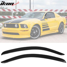Load image into Gallery viewer, 2005-2009 Ford Mustang Slim Style Smoke Tinted Window Visors Acrylic