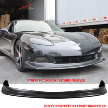 Load image into Gallery viewer, 2005-2013 Chevy Corvette C6 Base C6 ZR1 Style Front Bumper Lip PU