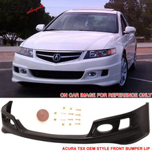 Load image into Gallery viewer, 2006-2008 Acura TSX OEM Style Unpainted Front Bumper Lip PU